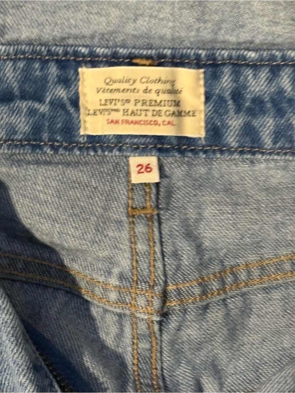 Levi's Light Blue Wide-Leg Denim Jumpsuit - Picture 12 of 12